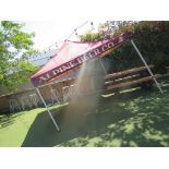 10ft Canopy and (18) 30"" Metal Bar Stools