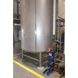 125 Barrel Capacity Mueller S/S Hot Liquor Tank, Vertical, Single Shell, Closed Top, Dish Bottom