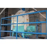Buhler Mini Compact Grain Roller Mill on an 8 ft x 15 ft Carbon Steel, Elevated Platform with a