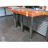 (8) 43""X24""X24"" Wood Top Bar Tables