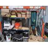 (2)6'X6'X18"" Shelfs and Contents Including Approx (10) Boxes of Beer Glasses (2) Boxes Liter Beer