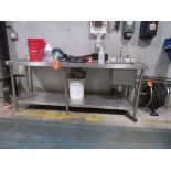 Single Compartment Stainless Sink 7ftX18in