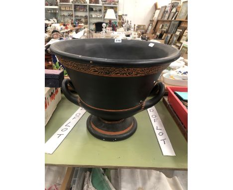AN ANCIENT GREEK STYLE CALYX-KRATER VASE.   Dia. 44cms.