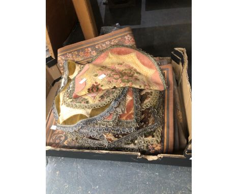 A COLLECTION OF RUGS AND TEXTILES, MAINLY MACHINE MADE. 