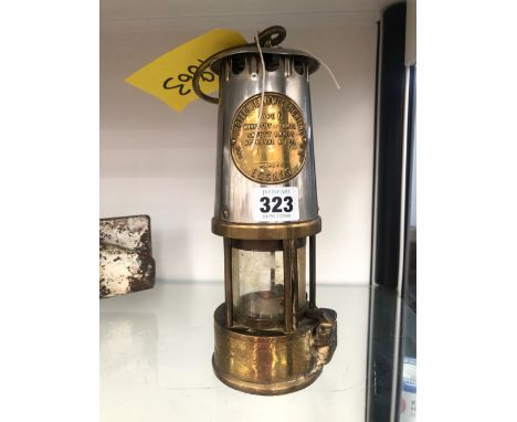 A TYPE 6 B/28 MINERS LAMP