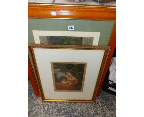 A GROUP OF DECORATIVE ANTIQUE AND LATER PORTRAIT AND OTHER PRINTS. 