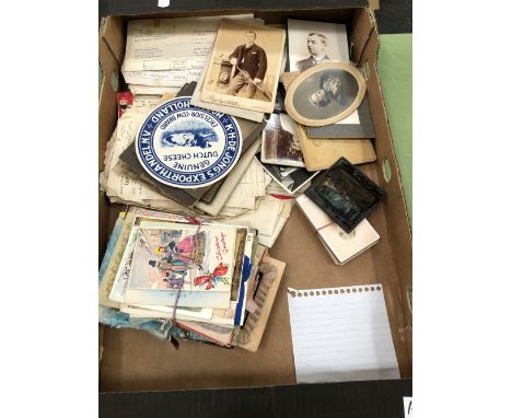 A COLLECTION OF VINTAGE GREETINGS CARDS, PHOTOGRAPHS, AND VARIOUS EPHEMERA.