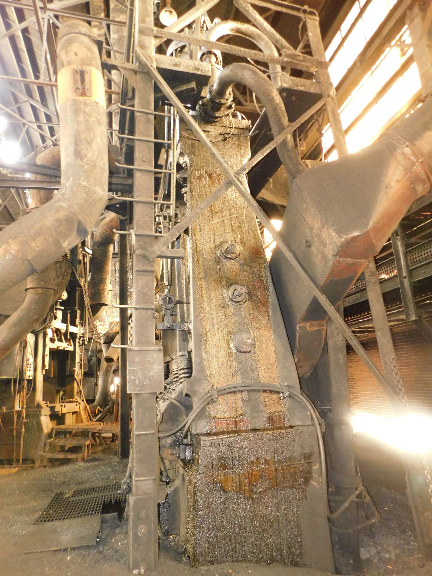 Erie 8000Ton Capacity Hammer Press, 32" Wide x 32" FB Hammer, S/n N/a