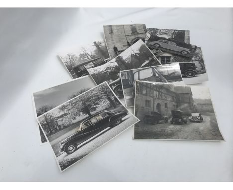 Ten Armstrong Siddeley photographs, mostly period press examples plus a leaflet. 