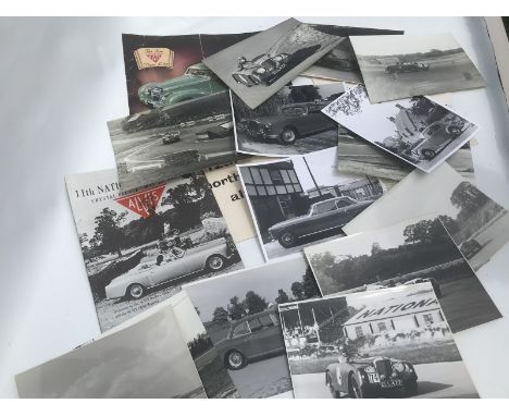 Nineteen Alvis press photographs, mostly period, brochure, leaflet etc. 