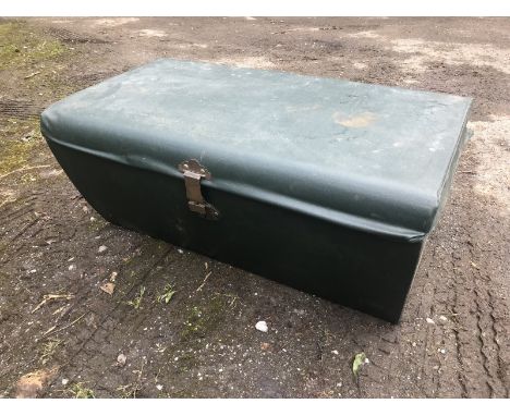 A large vintage car trunk with curved back to suit D-back Rolls.