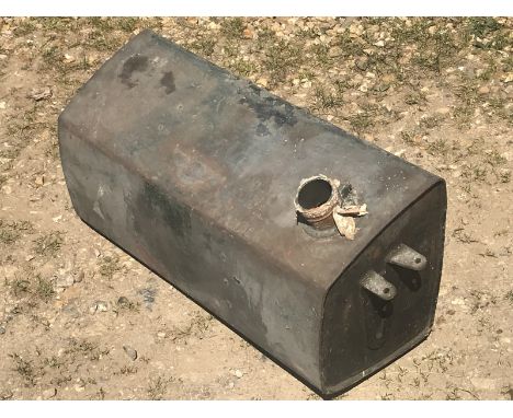 A vintage Bentley rear mounted petrol tank.