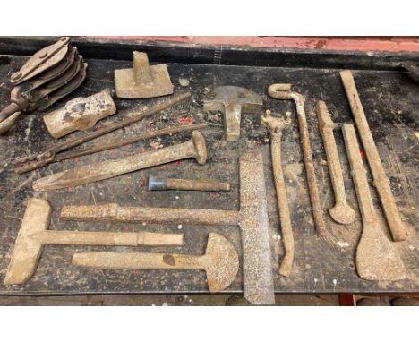 A quantity of large iron tools (qty).** We would please ask that all payments are made by 12pm on Thursday 14th April at the 
