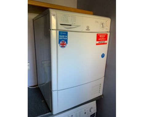 An Indesit 8kg B Class drier ** We would please ask that all payments are made by 12pm on Thursday 14th April at the latest. 