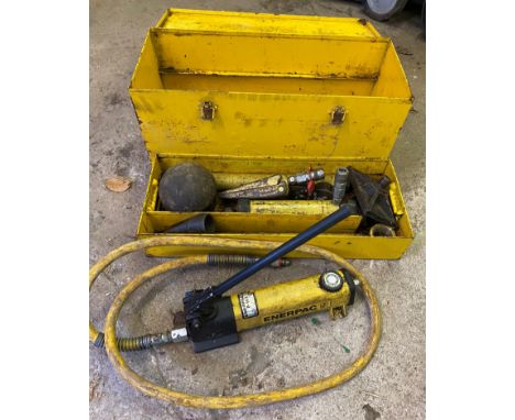 Two Enerpac P142 Hydraulic Hand Pumps; a BlackHawk Porto Power.** We would please ask that all payments are made by 12pm on T