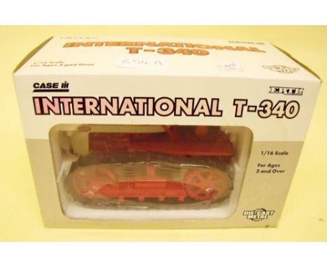 An ERTL International T - 340 crawler tractor - boxed