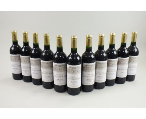 Eleven bottles of Grand Vin de Bordeaux Chateau la Rose Saint Bonnet Medoc 2009 (11)