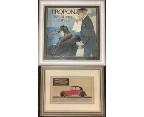 Advertising - English School (early 20th century), Tropon for Strong and Weak, watercolour, monogrammed, dated 1900, 40cm x 4