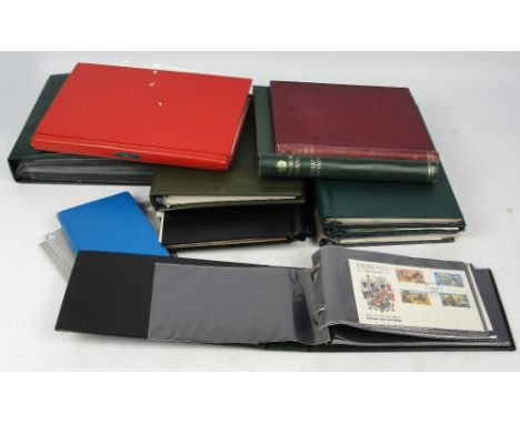 COLLECTION of albums, mainly Europe including some India, several first day covers, mainly used, some mint.