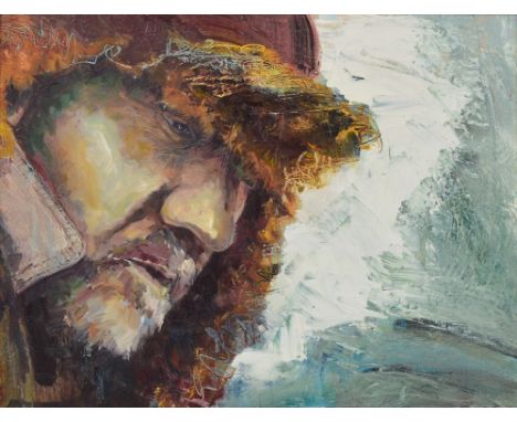LAWRIE HENERY; oil on canvas, self portrait "47 Years", 39 x 28.5cm, framed. (D) CONDITION REPORT: This lot qualifies for Art