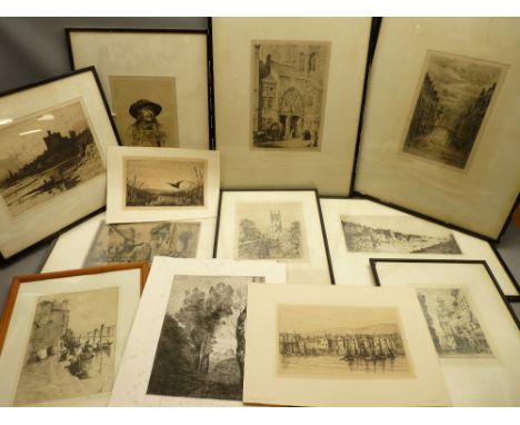FRAMED PICTURES &amp; PRINTS: A QUANTITY including early mezzotints, other classically styled prints and watercolours