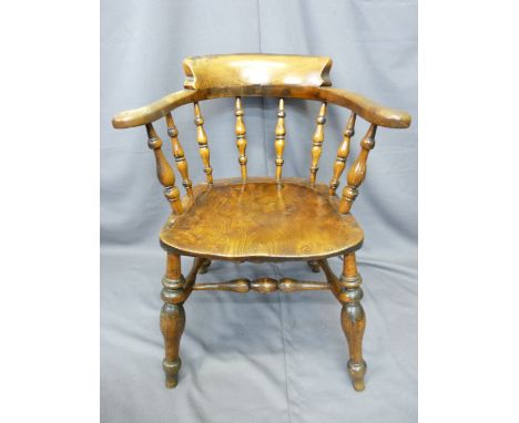 VINTAGE SMOKER'S BOW ARMCHAIR