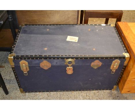 A vintage steamer type trunk