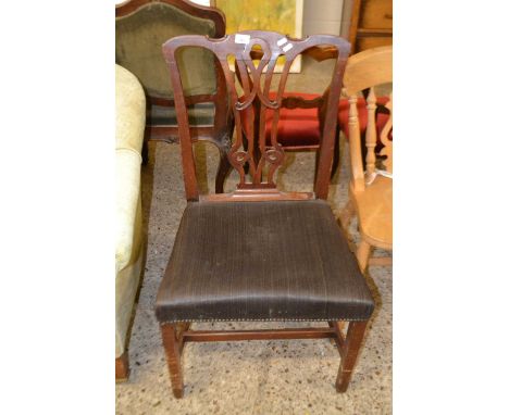 Chippendale style mahogany dining chair