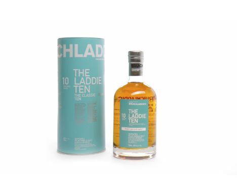 BRUICHLADDICH LADDIE 10 FIRST OFF THE LINEActive. Bruichladdich, Islay.Distilled 11th September 2001, matured in American oak