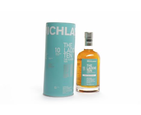 BRUICHLADDICH LADDIE 10 FIRST OFF THE LINEActive. Bruichladdich, Islay.Distilled 11th September 2001, matured in American oak
