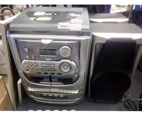 Bergstrom HIFI with speakers. All electrical items in this lot have been PAT tested for safety and have passed. This does not