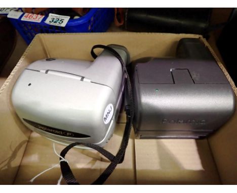 Two Polaroid 600 cameras, models 636 closeup &amp; Polaroid P. Not available for in-house P&amp;P 