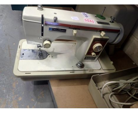 New Home electric sewing machine, in case with pedal. Not available for in-house P&amp;P 