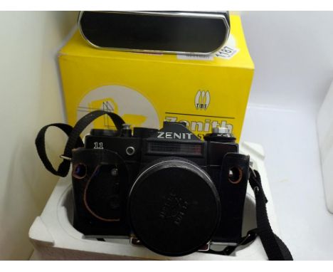 Boxed Zenith Reflex system camera. UK P&amp;P Group 1 (£16+VAT for the first lot and £2+VAT for subsequent lots) 