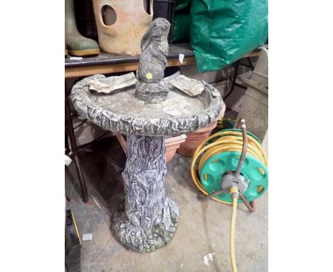 Reconstituted stone bird bath for restoration. Not available for in-house P&amp;P 