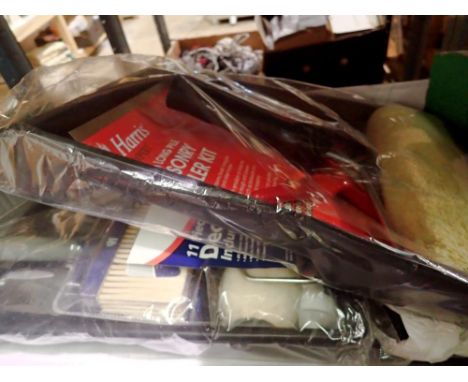 Box containing paint tray roller sets. Not available for in-house P&amp;P 