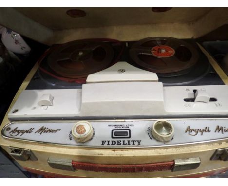Fidelity Argyll Minor reel to reel tape recorder. Not available for in-house P&amp;P 
