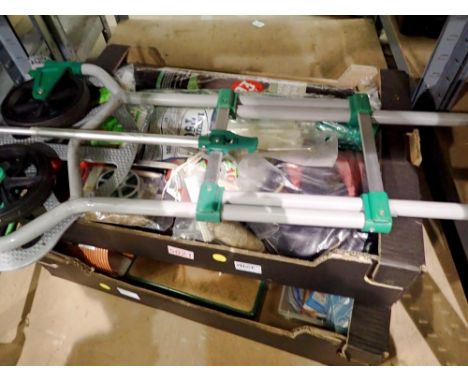 Box of mixed gardening tools. Not available for in-house P&amp;P 