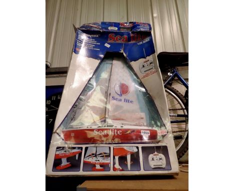 Boxed Ripmax sea lite 1:2 scale boat. Not available for in-house P&amp;P 