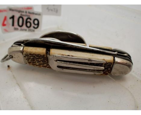 Republic of Ireland Jowika, multi blade knife. UK P&amp;P Group 1 (£16+VAT for the first lot and £2+VAT for subsequent lots) 