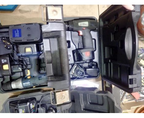 Powercraft battery drill and a Reformana battery drill. All electrical items in this lot have been PAT tested for safety and 