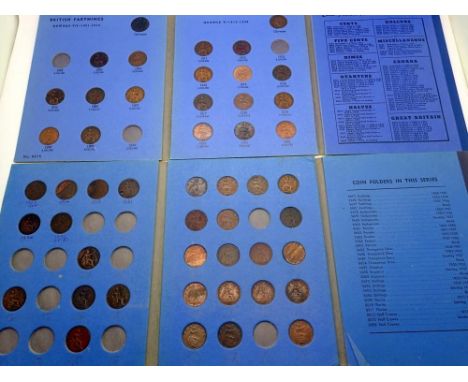 Collection of GB farthings in two Whitman folders. UK P&amp;P Group 1 (£16+VAT for the first lot and £2+VAT for subsequent lo