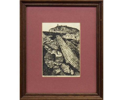ROBIN COVENTRY (SCOTTISH 1945 - 2002), LITTLE BOY LOST HIS UTOPIAN BALL lithograph, signed and titled 17cm x 12cm Mounted, fr
