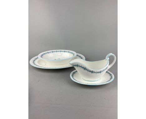 ROYAL WORCESTER PADUA TEA AND DINNER SERVICE, along with a collection of Coalport part dinner service, including lidded turee