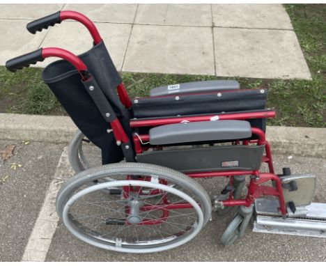 A Lomax folding wheelchair COLLECT ONLY