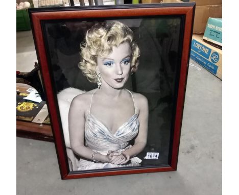 A framed &amp; glazed picture of Marilyn Monroe COLLECT ONLY