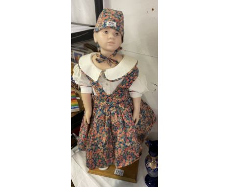 A porcelain collectors Doll