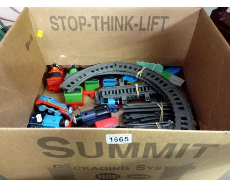 A collection of Thomas The Tank Engine trains etc including 5 Trackmaster engines (All working)
