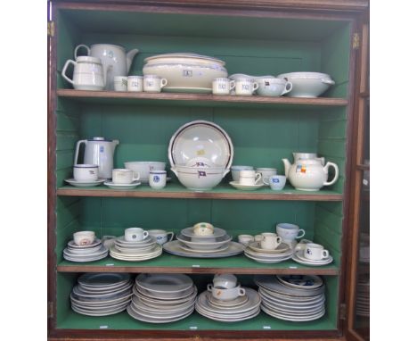 SHIPPING LINER INTEREST: A collection of ceramic tablewares with insignia