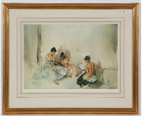 AFTER SIR WILLIAM RUSSELL FLINT RA PRSW (SCOTTISH 1880 - 1969), 
ACT II SCENE I
limited edition print, numbered 335/850 with 